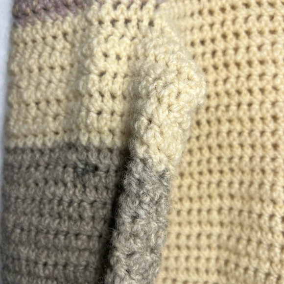 Women’s Vintage Y2K Long Sleeve Knit Crochet Turtleneck Sweater SzS/M - Picture 5 of 12